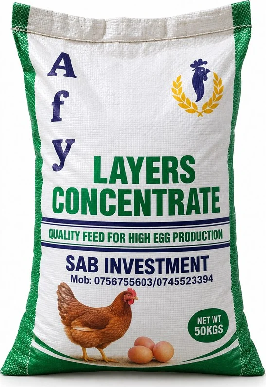 Mfuko halisi wa SAB FEED Layers Concentrate — 25 kg