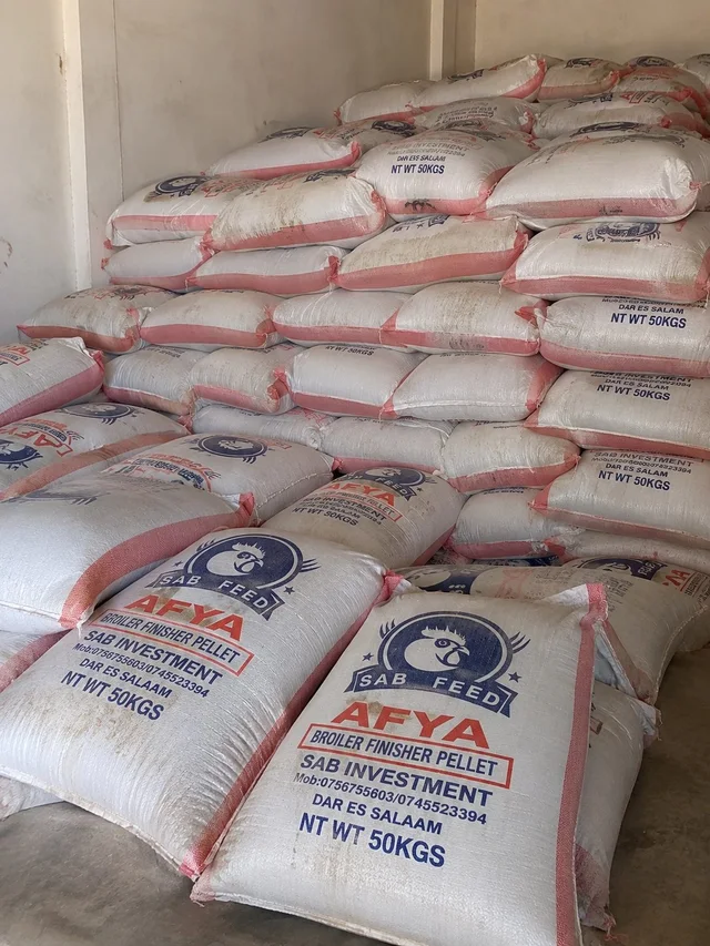 Mifuko halisi ya SAB FEED tayari kwa usafirishaji